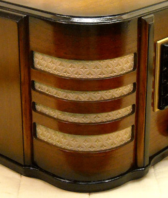 #M8 METALLIC SPEAKER Grill Cloth Fabric Antique Restoration Jukeboxes Radio 
